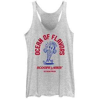 Juniors' Stranger Things Scoops Ahoy Poster Racerback Tank Top