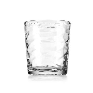 Home Essentials Clarity 6-Piece Origami Double Old Fashioned Glass Set