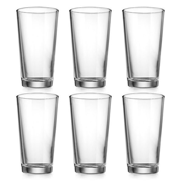 Home Essentials Clarity 6-Piece Alanya Highball Glass Set - None