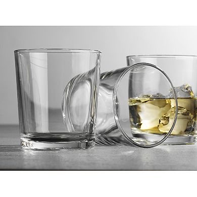 Home Essentials Clarity 6-Piece Alanya Double Old Fashioned Glass Set