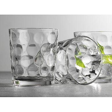 Home Essentials Clarity 6-Piece Eclipse Double Old Fashioned Glass Set