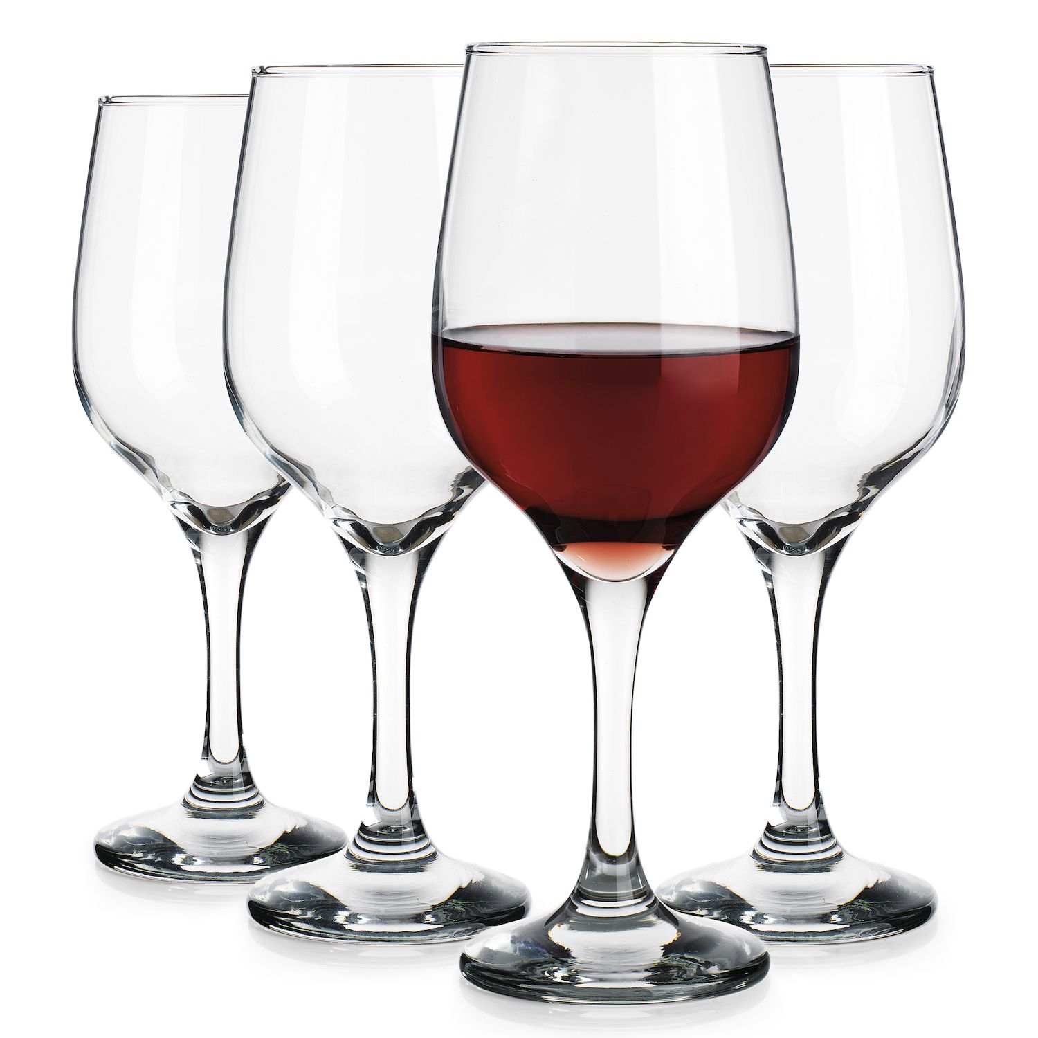 Home Essentials 4-Piece Basic Wine Glass Set - None