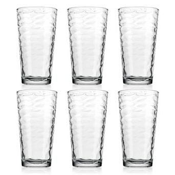 Home Essentials Clarity 6 pc Origami Highball Glass Set