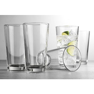 Baroni Home Set 6 pz Bicchieri in Vetro da Acqua Decorati con Intagli