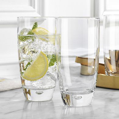 Home Essentials Nicole Miller 4-Piece Rounded Bubble Highball Set