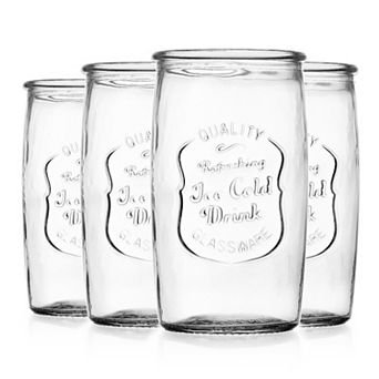 Home Essentials Ice Cold Drink Highball Glasses Set of 4