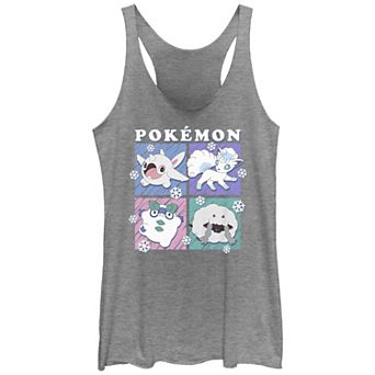 Juniors' Pokemon Ice Block Portraits Racerback Tank Top