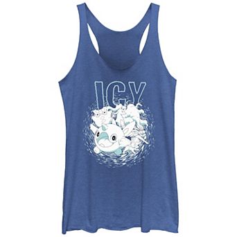 Juniors' Pokemon Icy Characters Racerback Tank Top