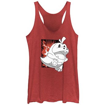 Juniors' Pokemon Fuecoco Manga Style Racerback Tank Top