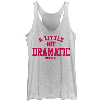 Juniors' Mean Girls A Little Bit Dramatic Racerback Tank Top