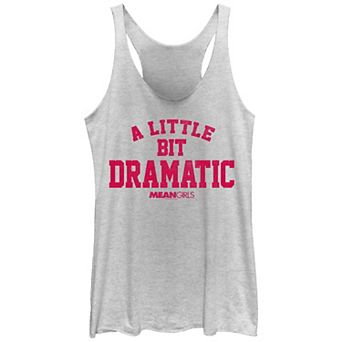 Juniors' Mean Girls A Little Bit Dramatic Racerback Tank Top
