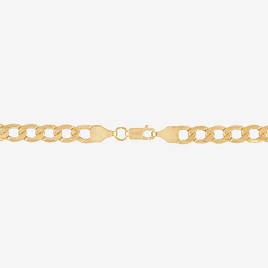Everlasting Gold 10k Gold 5.1 mm Curb Chain Necklace