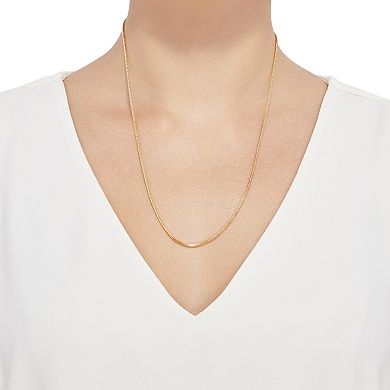 Everlasting Gold 10k Gold 1.5 mm Franco Chain Necklace