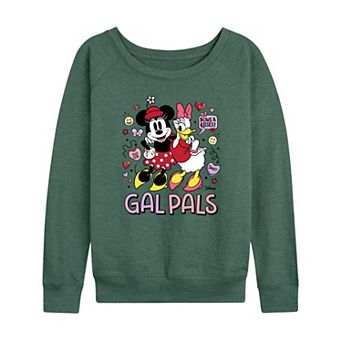 Disney's Minnie Mouse & Daisy Duck Women's Gal Pals French Terry Long Sleeve Tee