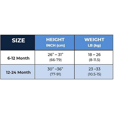 Ribbed Cotton Blend Basic Non-Binding Infant Tights