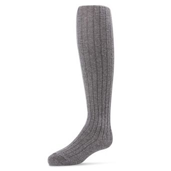 Ribbed Cotton Blend Basic Non-Binding Infant Tights