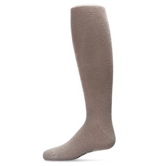 Solid Cotton Blend Basic Non-Binding Infant Tights