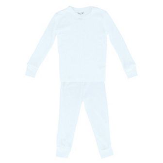 Toddler Girl's Waffle Thermal Long Underwear 2 pc Set