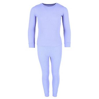 Girl's Waffle Thermal Long Underwear 2 pc Set