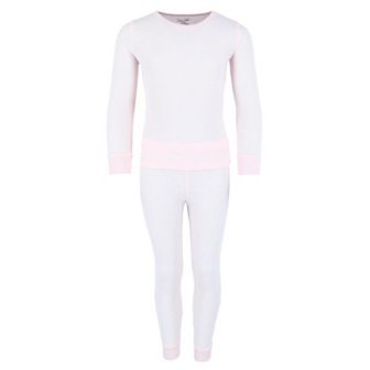 Girl's Waffle Thermal Long Underwear 2 pc Set