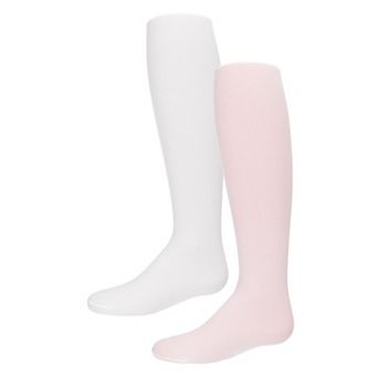 Solid Microfiber 2 Pair Pack Infant Tights