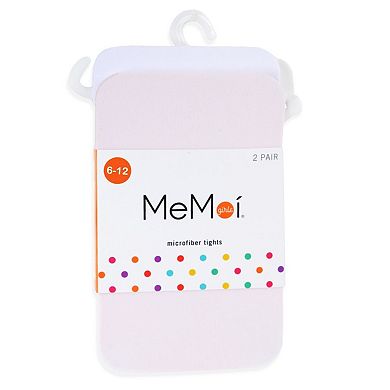 Solid Microfiber 2 Pair Pack Infant Tights