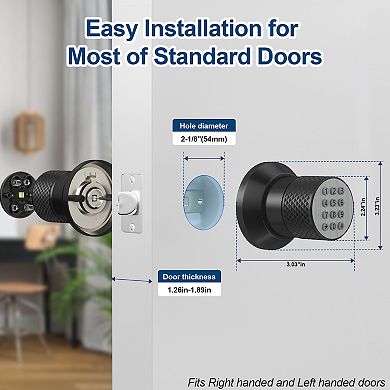 Keyless Smart Lock Bluetooth Digital Code Door Lock