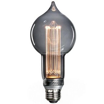 Next Glow Drop Style Led Light Bulb 3.5 watt , 2,200k Dimmable Medium Screw (e26) Base - Smokey