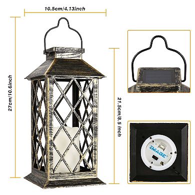 Solar Powered Led Outdoor Lantern Candle