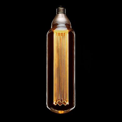 Next Glow T80 Tubular Led Light Bulb 8-watts, 2,200k Medium Screw (e26) Base - Amber