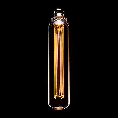 Next Glow T60 Tubular Led Light Bulb 3.5-watts, 2,200k Dimmable Medium Screw (e26) Base - Amber