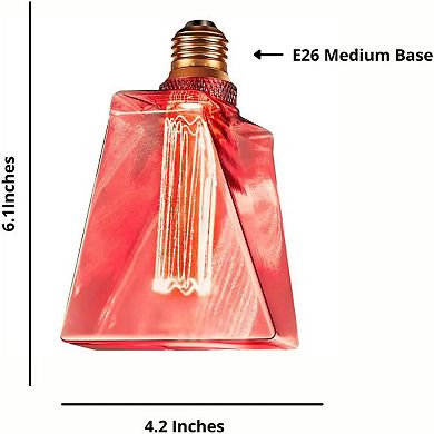 Next Glow Decorative Light Bulb Eq 20w, Ice Style Decorative Light Bulbs Shaped E26 55 Lumen