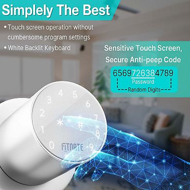 Keypad Smart Door Lock Digital Touch
