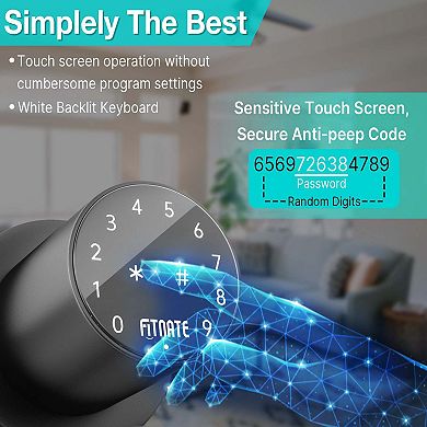 Keypad Smart Door Lock Digital Touch