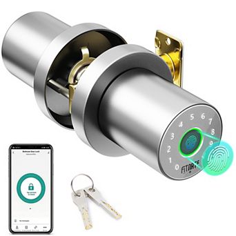 4 in 1 Smart Fingerprint Door Lock Password App Control