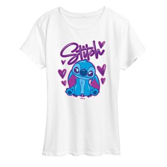 Disney's Lilo & Stitch Women's Airbrush Graphic Tee