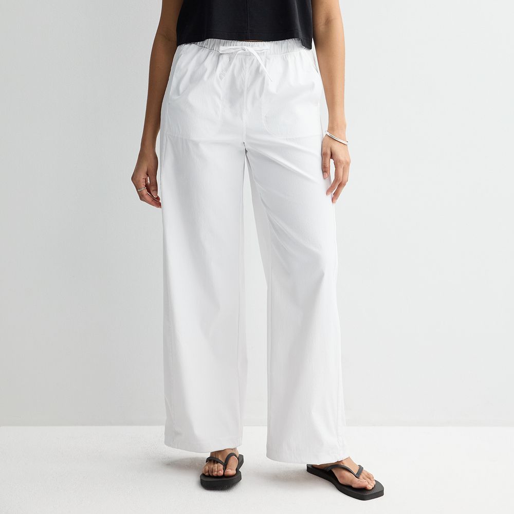 Women's FLX High-Rise Poplin Parachute Pants