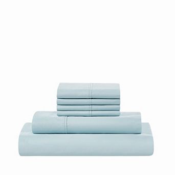 5th Avenue Lux 1200TC CVC Cooling White 7 pc Split Sheet Set