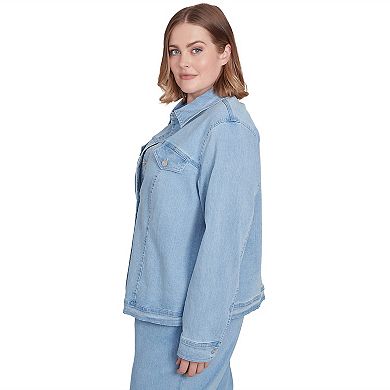 Plus Size Alfred Dunner Classic Fit Denim Jacket