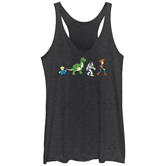 Disney / Pixar's Toy Story Toy Crossing Juniors' Racerback Tank Top