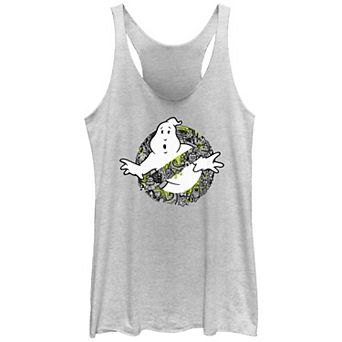 Juniors' Ghostbusters Oozing Logo Racerback Tank Top