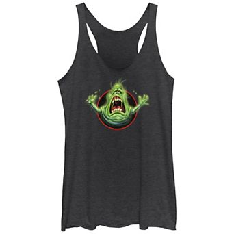Juniors' Ghostbusters Panic Slimer Racerback Tank Top