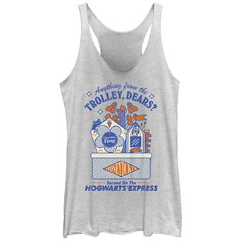 Juniors' Harry Potter Hogwarts Express Honeydukes Trolley Racerback Tank Top