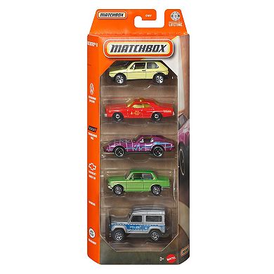 Mattel Matchbox Die-Cast Toy Cars or Trucks 5-Pack (Styles May Vary)