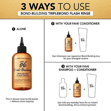Bond-Building TripleBond Flash Rinse for Damaged Hair