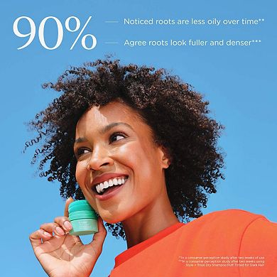Style + Treat Non-Aerosol & Talc-Free Dry Shampoo Powder Puff