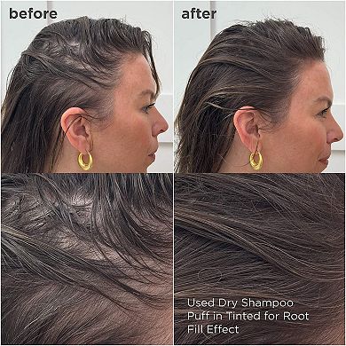 Style + Treat Non-Aerosol & Talc-Free Dry Shampoo Powder Puff