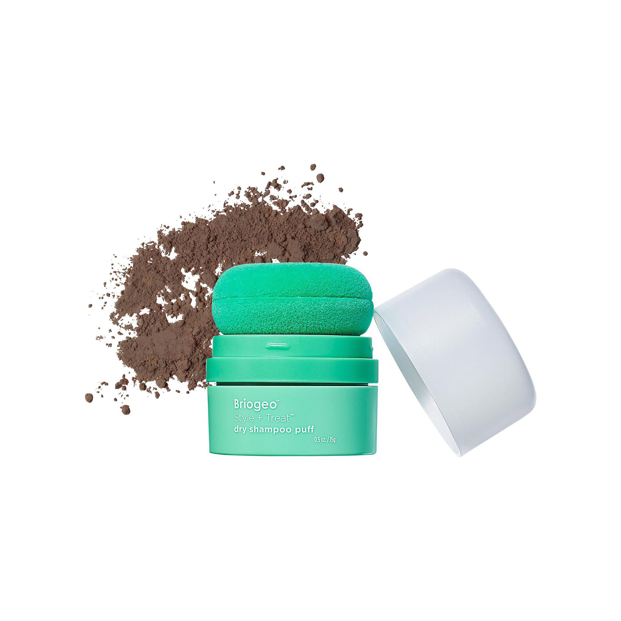 Briogeo Style + Treat Non-Aerosol & Talc-Free Dry Shampoo Powder Puff, Tint