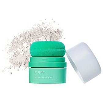 Briogeo Style + Treat Non-Aerosol & Talc-Free Dry Shampoo Powder Puff