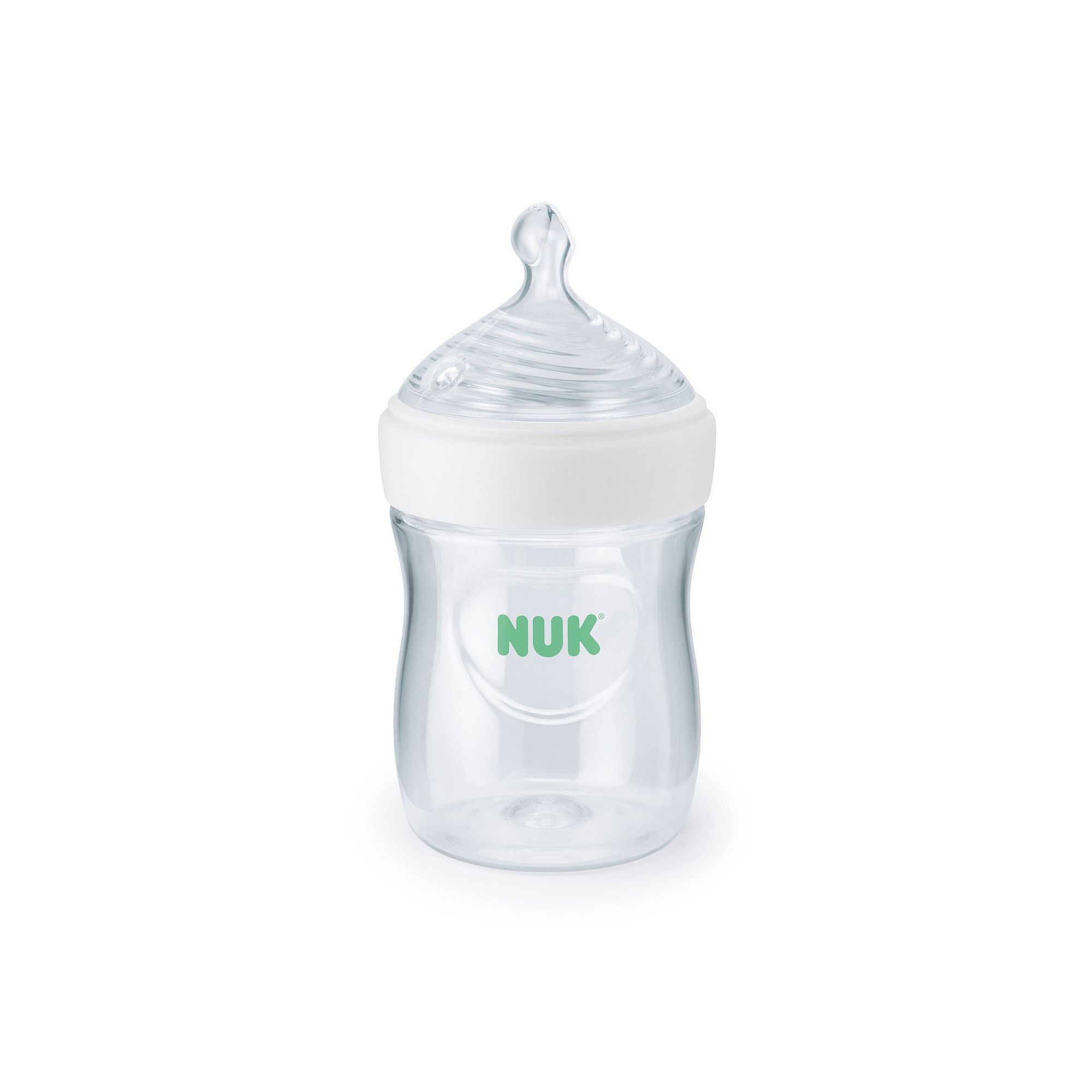 NUK Simply Natural 5 oz. Bottle with SafeTemp, White
